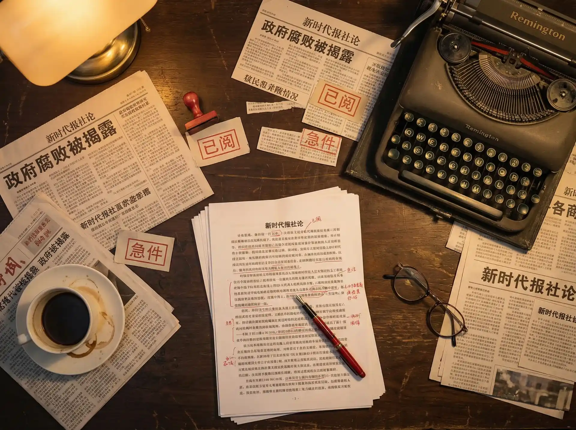吃瓜51官网-网络热门事件|网红事件|吃瓜51平台 - 报社编辑部工作场景